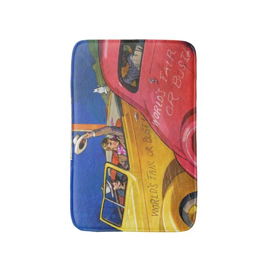 Wereldbeurs of Wereldbank Badmat (Voorkant Verticaal)