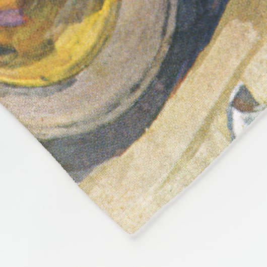 Wereldbeurs of Wereldbank Fleece Deken (Hoek)