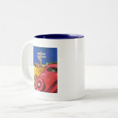 Wereldbeurs of Wereldbank Tweekleurige Koffiemok (Voorkant links)