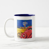 Wereldbeurs of Wereldbank Tweekleurige Koffiemok (Links)