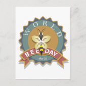 Wereldbijendag 20 mei briefkaart (Voorkant)