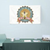 Wereldbijendag 20 mei spandoek (Beurs)