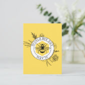 Wereldbijendag Briefkaart (Staand voorkant)