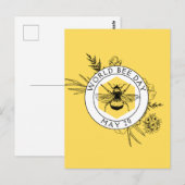 Wereldbijendag Briefkaart (Voorkant / Achterkant)