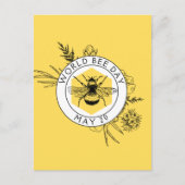 Wereldbijendag Briefkaart (Voorkant)