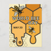 Wereldbijendag Briefkaart (Voorkant)