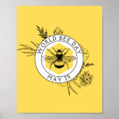 Wereldbijendag Poster (Voorkant)