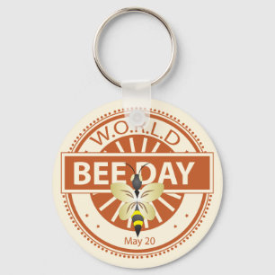 Wereldbijendag Sleutelhanger