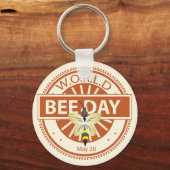 Wereldbijendag Sleutelhanger (Voorkant)