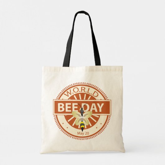 Wereldbijendag Tote Bag (Achterkant)