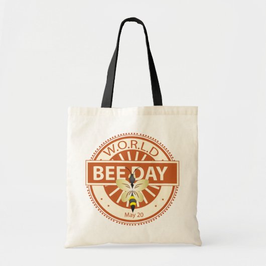 Wereldbijendag Tote Bag (Voorkant)