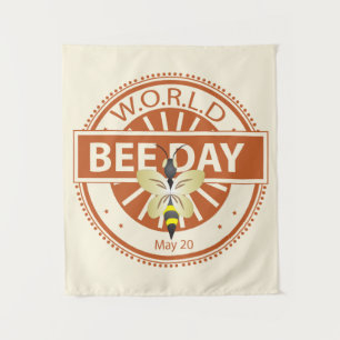 Wereldbijendag Wandkleed