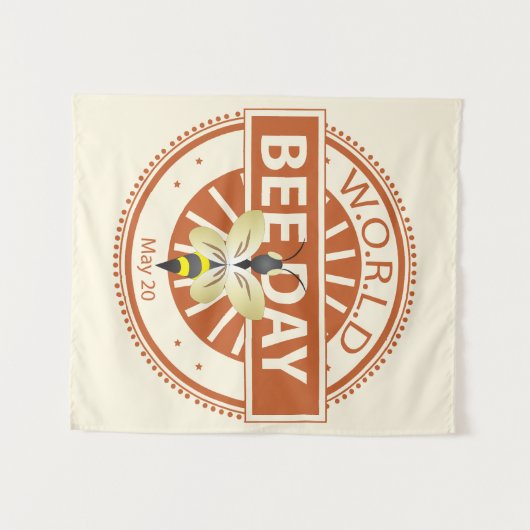 Wereldbijendag Wandkleed (Voorkant (horizontaal))