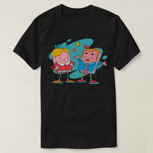Wereldboekendag toon t-shirt (Design voorkant)