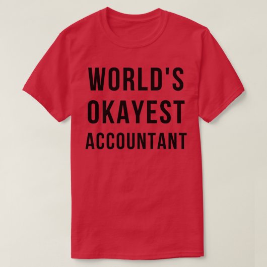 wereldboekhouder t-shirt (Design voorkant)