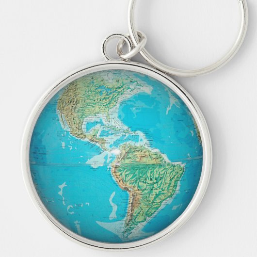 WERELDBOL 1 SLEUTELHANGER (Voorkant)