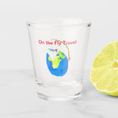 Wereldbol Adventurer Shot Glass Shot Glas (Voorkant)