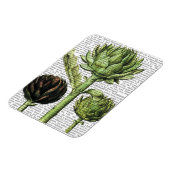 Wereldbol Artichoke Print 2 Magneet (Linkerzijde)