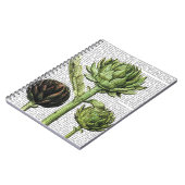 Wereldbol Artichoke Print 2 Notitieboek (Linkerzijde)