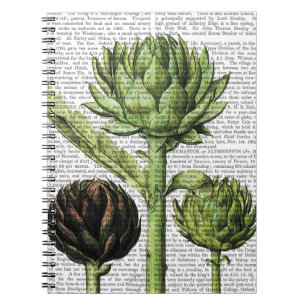 Wereldbol Artichoke Print 2 Notitieboek