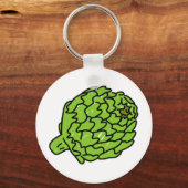 Wereldbol Artichoke Sleutelhanger (Voorkant)