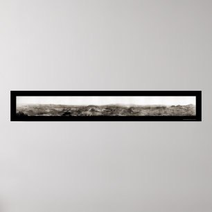 Wereldbol AZ mijnbouwgebied Foto 1909 Poster