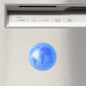 Wereldbol Blauwe Wereld Magneet (Insitu (Vaatwasser))