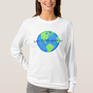 Wereldbol Blue Green T-shirt