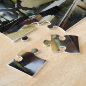 Wereldbol, boeken en lampen legpuzzel (Zijkant)