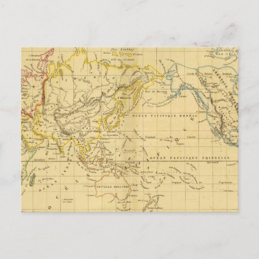 Wereldbol Briefkaart (Voorkant)