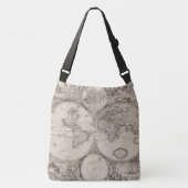 Wereldbol Crossbody Tas (Voorkant)