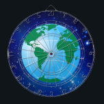 WERELDBOL DARTBORD<br><div class="desc">Een wereldbol van de aarde opgehangen in de ruimte.</div>