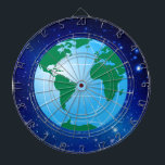 WERELDBOL DARTBORD<br><div class="desc">Een wereldbol van de aarde opgehangen in de ruimte.</div>