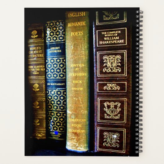  Wereldbol en boeken Planner (Achterkant)