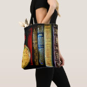 Wereldbol en boeken Tote Bag (Dichtbij)