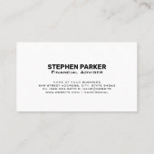 Wereldbol | Financiële middelen | Zakelijke Logo Visitekaartje (Achterkant)