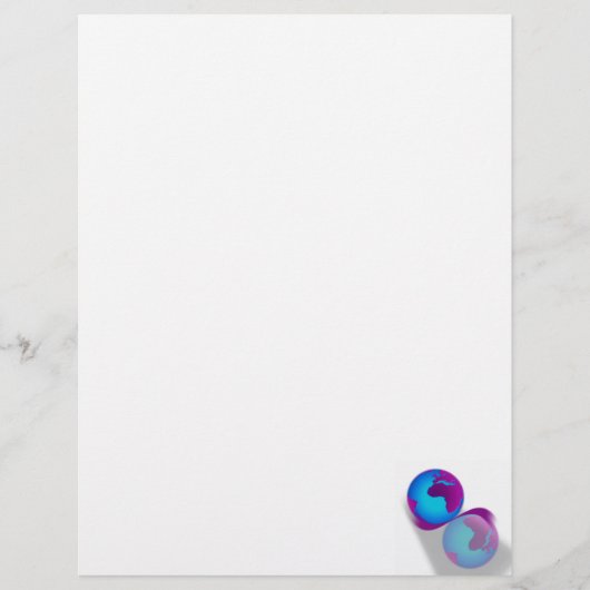 Wereldbol Flyer (Voorkant)