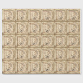  Wereldbol. Geografie & Geschiedenis Leraar Gift Cadeaupapier (Vlak)