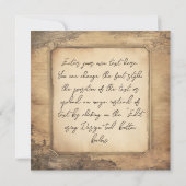 Wereldbol. Geografie & Geschiedenis Leraar Gift Kaart (Achterkant)