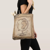 Wereldbol. Geografie & Geschiedenis Leraar Gift Tote Bag (Dichtbij)