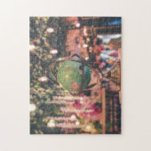 Wereldbol in het wereldcomplex Jigzaag Puzzles the Legpuzzel (Verticaal)