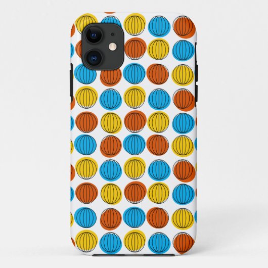 Wereldbol iPhone hoesje (Achterkant)