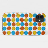 Wereldbol iPhone hoesje (Achterkant (horizontaal))