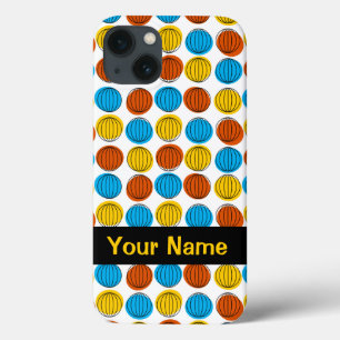 Wereldbol iPhone 'Name' iPad komt nauwelijks in ho 13 Hoesje
