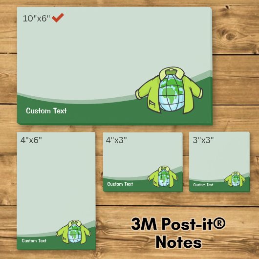 Wereldbol Jack Post-it® Notes