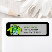 Wereldbol Jacket Etiket (Insitu)