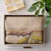 Wereldbol Kaart 20x30-papier voor loskoppeling Tissuepapier (Geschenk)