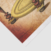 Wereldbol Kaart 20x30-papier voor loskoppeling Tissuepapier (Detail)