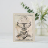 Wereldbol Kaart Afdrukken (Staand voorkant)