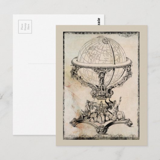  Wereldbol Kaart Afdrukken (Voorkant / Achterkant)